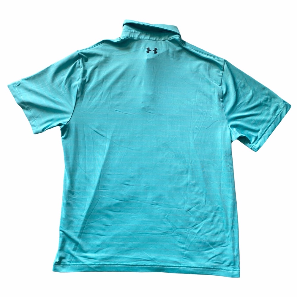 Under Armour Mens Turquoise Polo Shirt Lg
A9